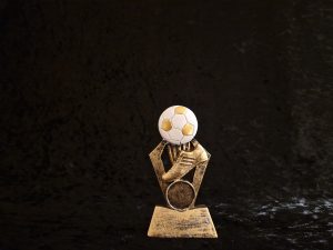 Fotball statuett resin