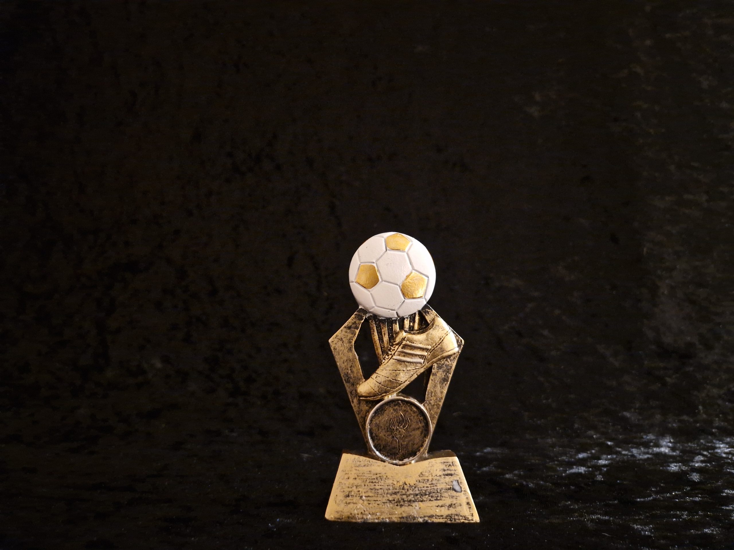 Fotball statuett resin