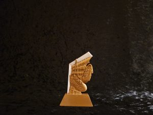 Fotball statuett resin